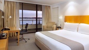 King Bed Premium River View Guest Room Crowne Plaza Perth